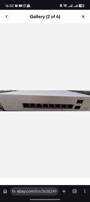 Vând Cisco MerakI MS220-8P 8-Ports Desktop Ethernet Switch