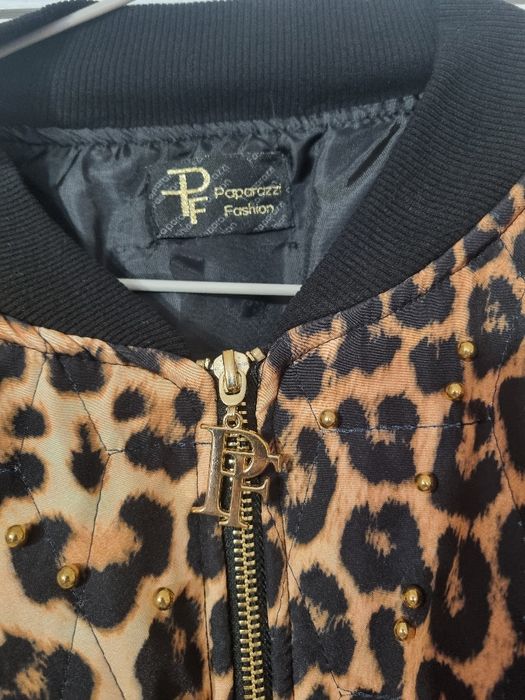 Леопардово яке Paparazzi  и  палто  Balmain