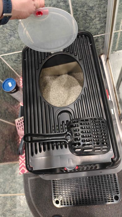 XXL Котешка Тоалетна от Неръждаема Стомана V2A304-Без Миризми и Течове