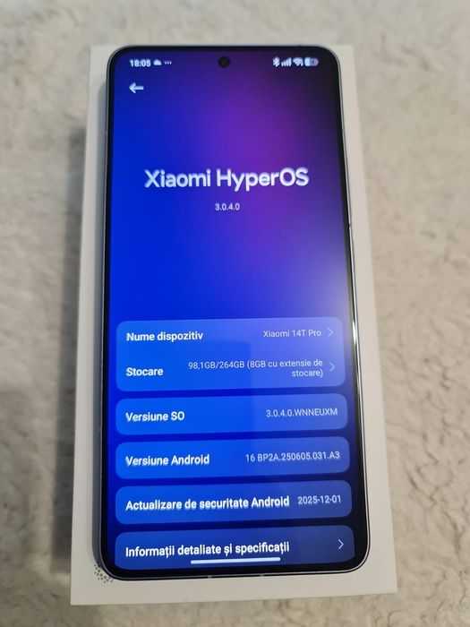 Xaomi 14 t pro 256 GB,/ 16 GB ram / 144 Hz