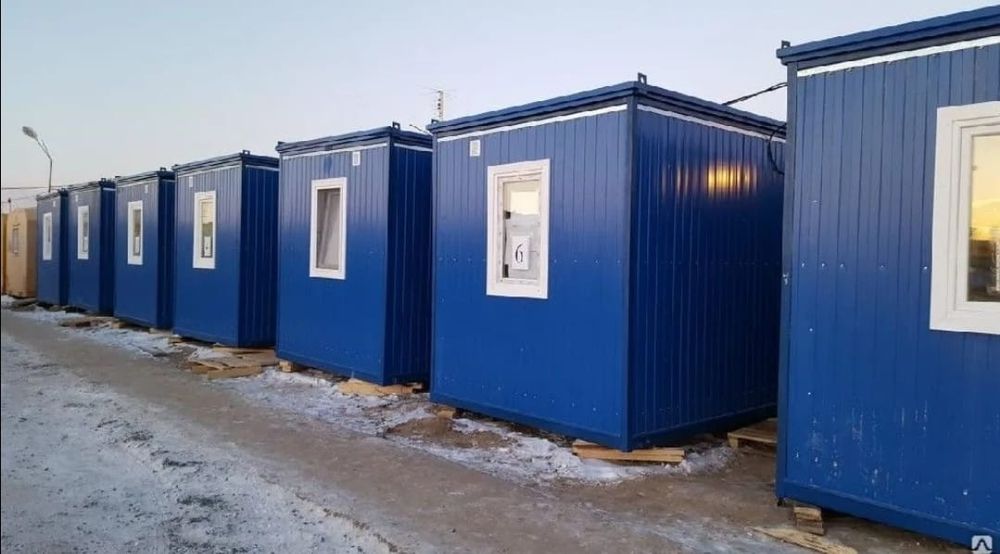 Утепленный, жилой контейнер 40 тонник.