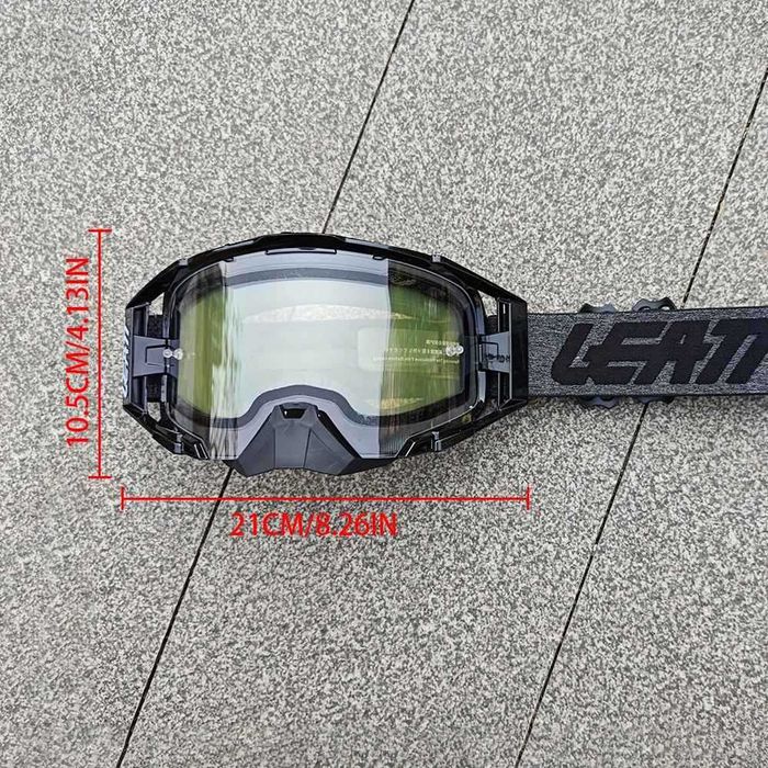 LEATT Мотокрос очила Velocity 6.5 двуслойни против замъгляване