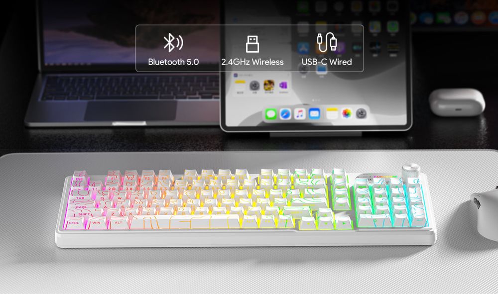 Мембранная водонепроницаемая клавиатура FURYCUBE IP98   Проводная