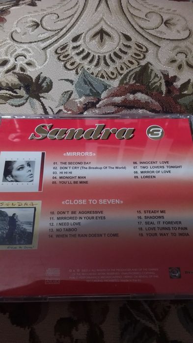 Sandra, два  альбома  на  одном  диске.
