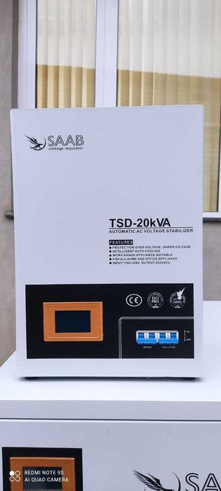 Гарантированный Стабилизатор напряжения  10-300кВт.  Stabilizator SAAB