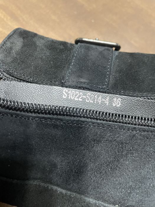 Дамски велурени боти на ток, 36 номер