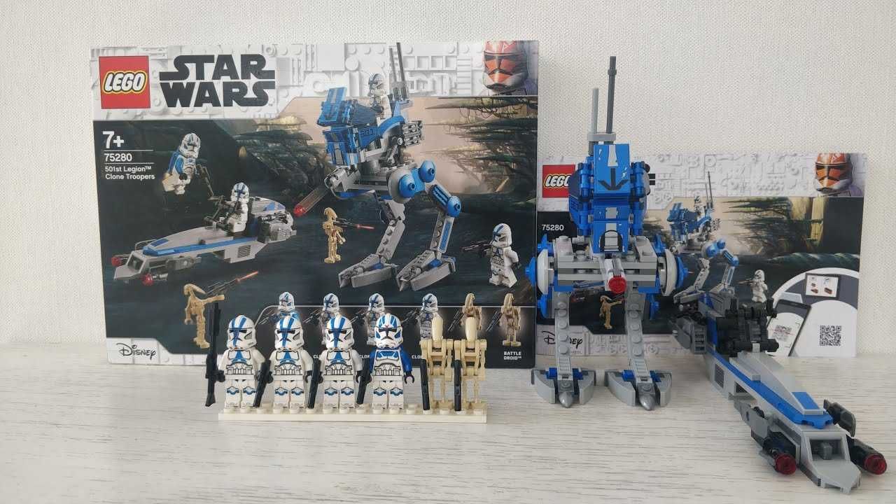 Lego 75280 Звездные войны Клоны-пехотинцы 501-го легиона ОРИГИНАЛ: 27 ...