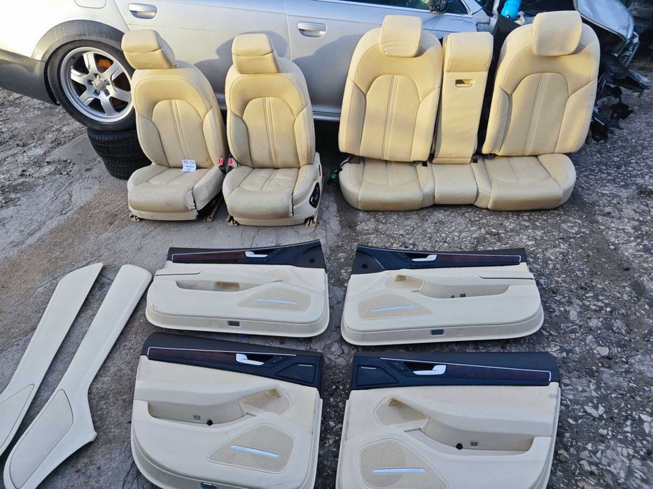 Кожени седалки Audi A8 D4 подгрев ЕЛ салон Ауди Н39