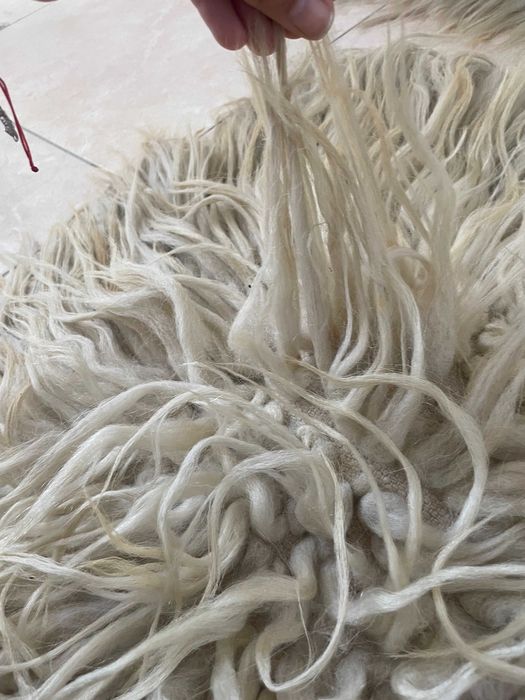 Рядкост: 6 ръчнотъкани китеници от 100% мериносна вълна