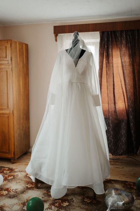 Vand rochie mireasa(marime mare)