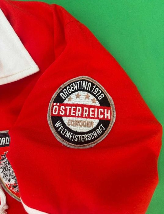 Tricou Fotbal Austria Retro – Ediție de Colecție „Cordoba 1978” (Legends of Football) – Mărimea L