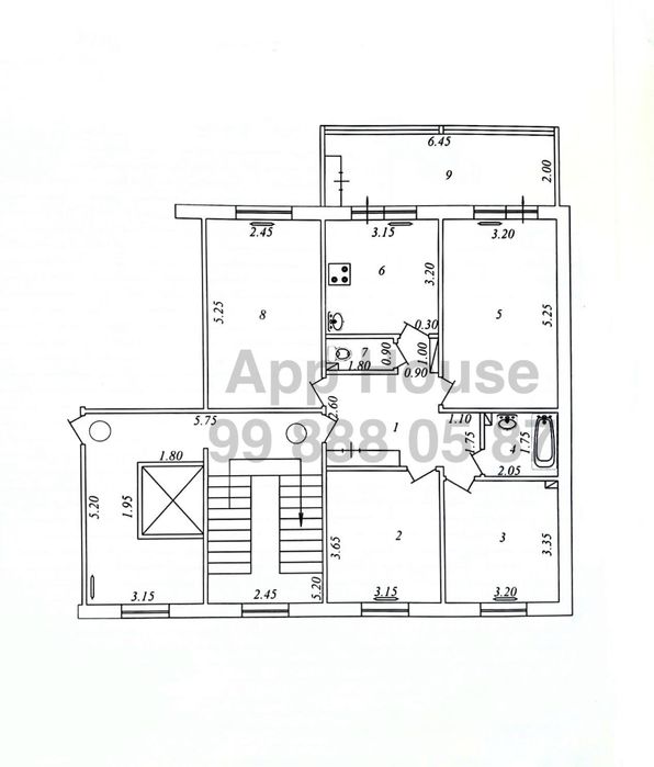 4-ех комн 4/4/9, Тузель2, Крестик, 95м*, балкон 2/6, Можно под Ипотеку