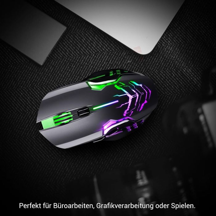 Mouse Gaming Wireless Defender Katana GM-511 RGB, 3200 DPI, USB-C