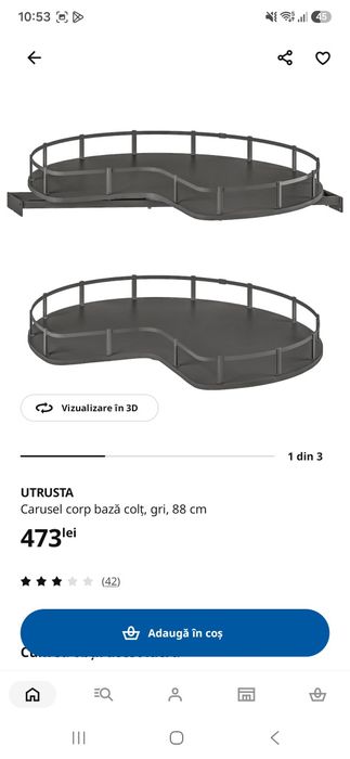 Carusel coltar bucatarie ikea