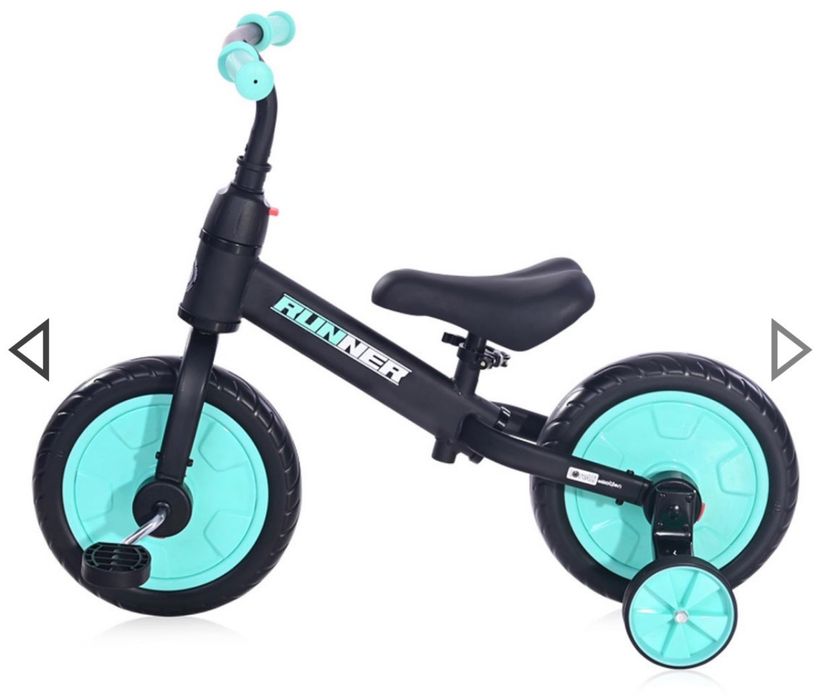 Детско балансиращо колело 2в1 Lorelli Runner, black&red