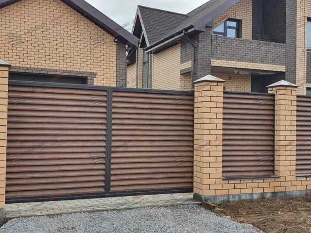 Забор жалюзи еврожалюзи