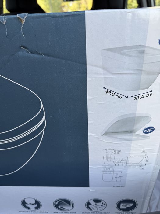 Riemless тоалетна чиния Grohe Solido