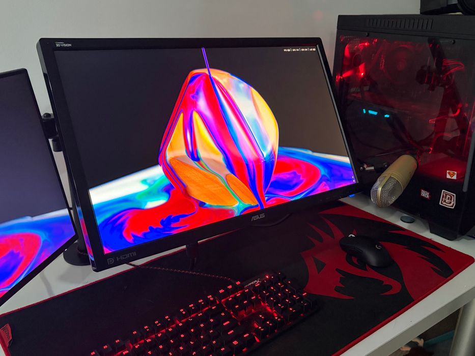 Monitor Gaming ASUS 144Hz 1ms (VG248QE) - Ideal CS2 / Valorant etc.