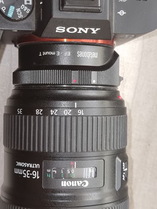 Inel adaptor Metabones 5 de la Canon EF la Sony FE