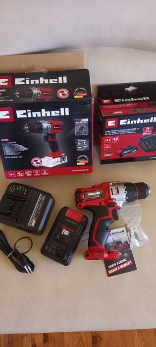 Einhell TE-CD 18/2 Li cu ac. de 2,5 Ah si incarcator rapid. Nouă!