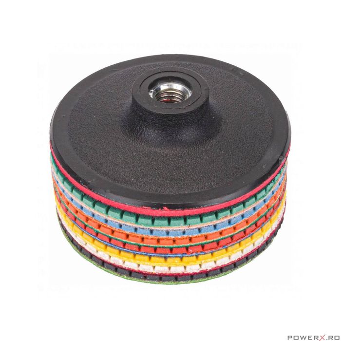 Set 7 discuri diamantate pentru slefuit Powermat