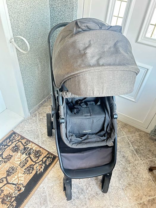 Бебешка количка с трансформираща се седалка 3в1 KikkaBoo Gianni, Black