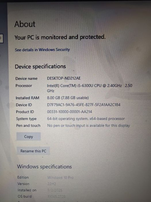 HP 850 G3 i5-6300U IDEAL