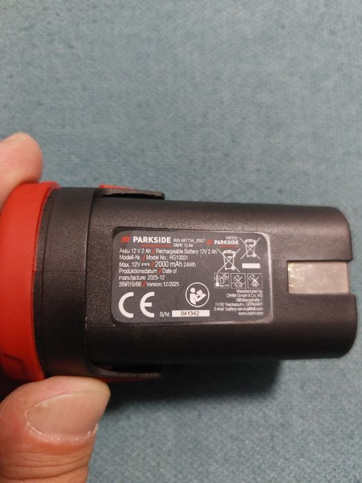 Acumulatori parkside 12v 20v