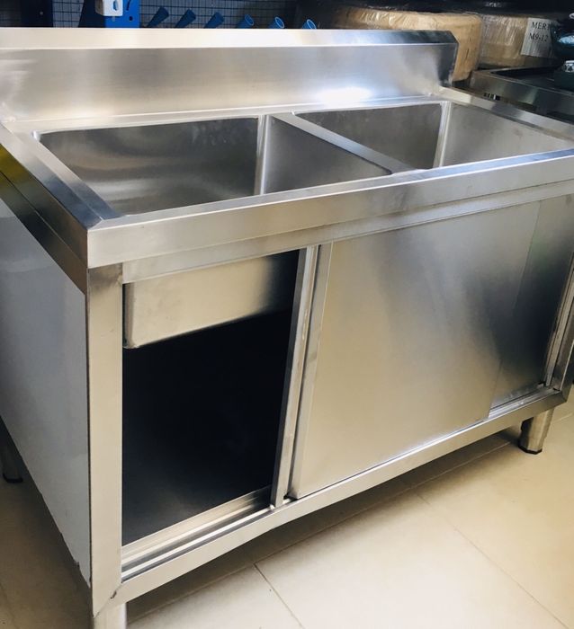 Мивка работна с 2 и 3 корита