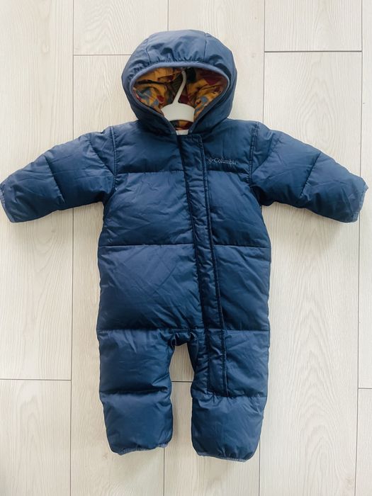 Salopete Columbia cu puf si pene