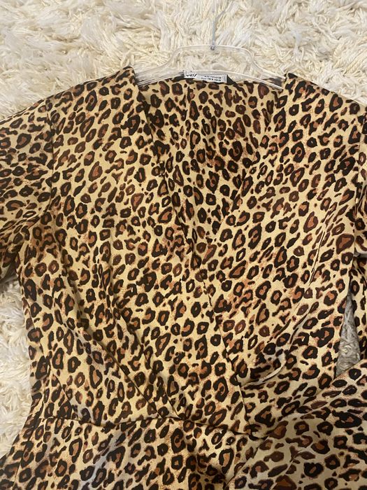 Rochie animal print zara