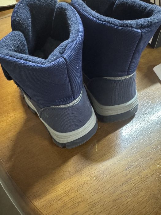 Сапоги зимние синие