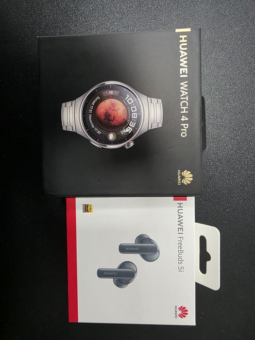 Hauwei Watch 4 Pro Titanium + слушалки Hauwei FreeBuds 5i