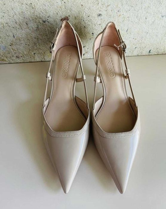 Pantofi nude stiletto Pinko
