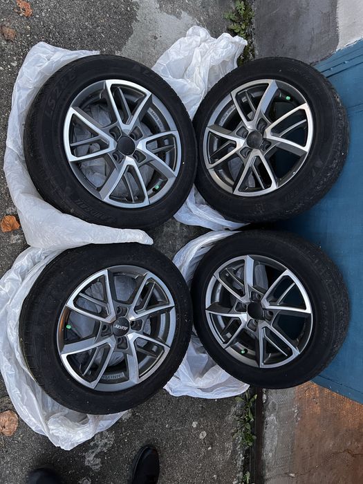 Jante aliaj Alutec R15 + anvelope vara 195/55/R15 – set 4 buc