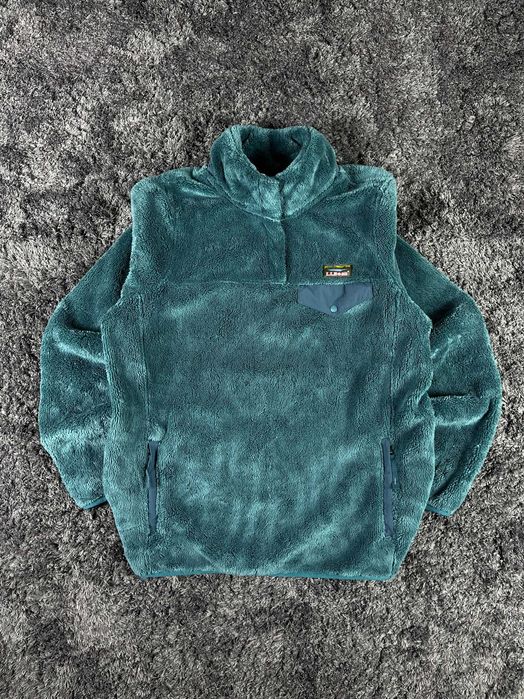 L.L. Bean High Pile Fleece Pullover Мъжки Пуловер