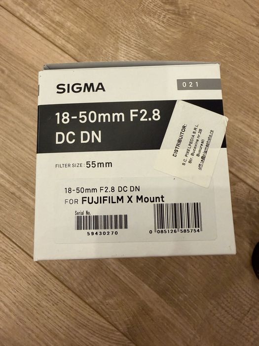 Sigma 18-50mm Obiectiv Foto Mirrorless F2.8 DC DN Contemporary Montura Fujifilm X