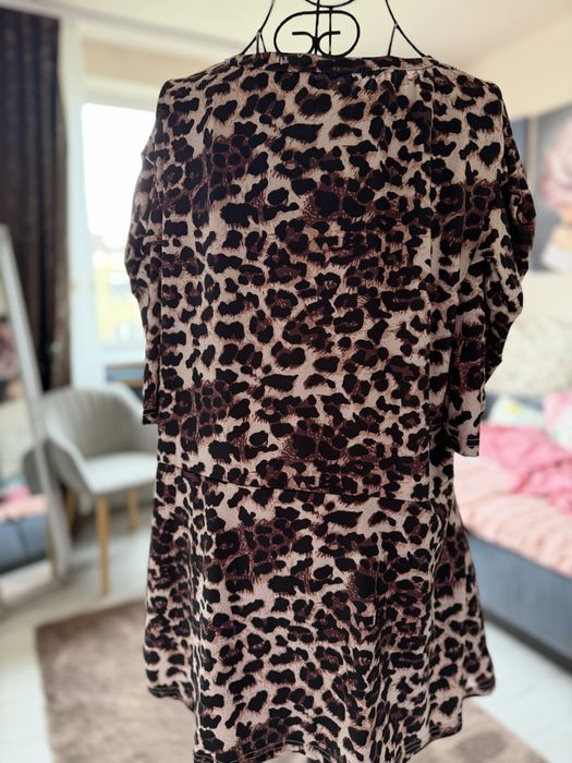 Tricou 4XL animal print/ nou