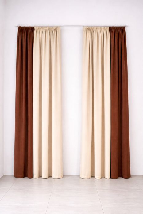 Готовый комплект штор