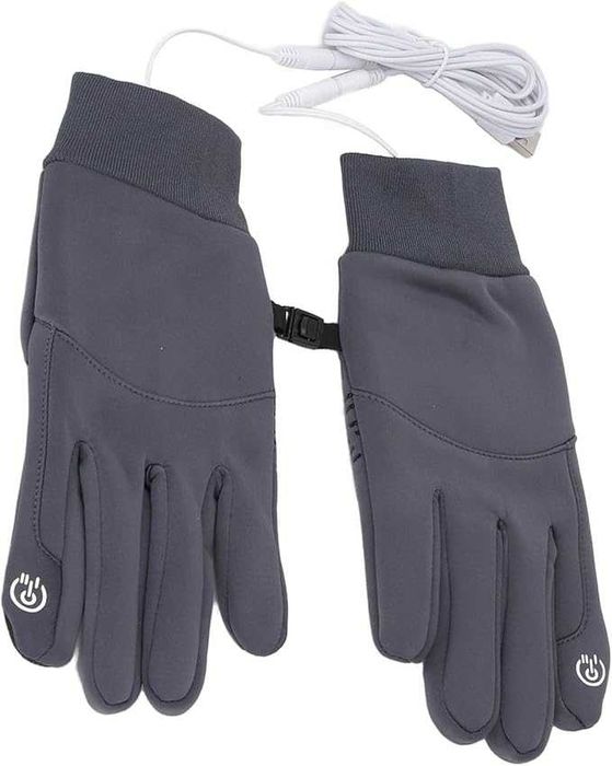 USB отопляеми ръкавици с контролер и 3 степени на топлина (37/40/45°C)