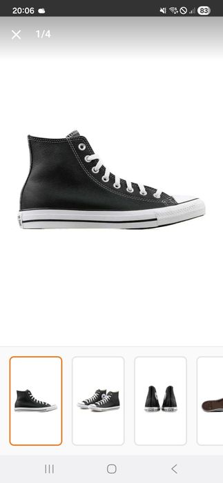 Converse piele negri