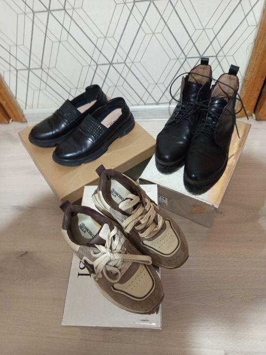 Туфли, ботинки, кроссовки из натуральной кожи!