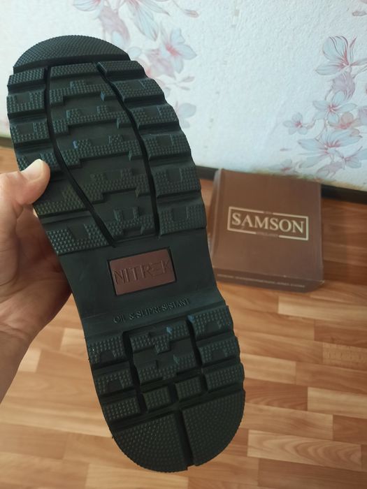 Сапоги рабочие кожаные (Англия)