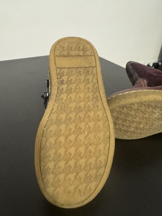 Cizme îmblănite piele naturală copii nr 25 DD Step