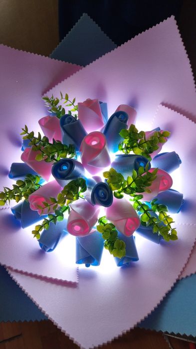 Светильник из изолона ручной работы