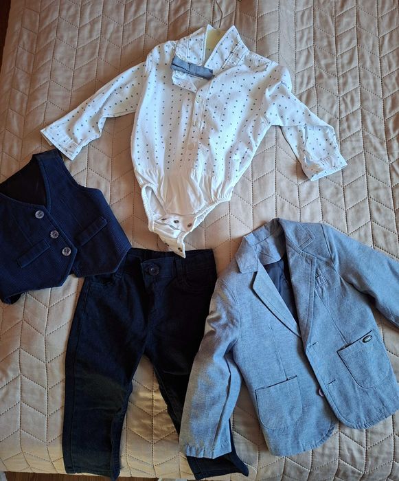 Costum băiețel  elegant , 12-24 luni
