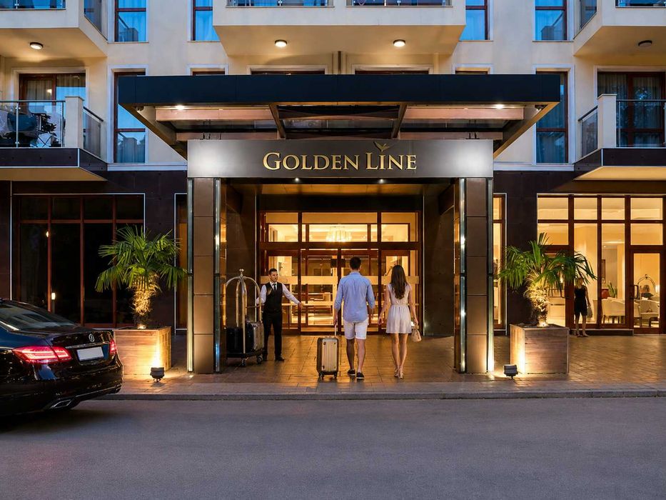 Под наем ЛУКС 2-стаен апартамент (6-места) в Golden Line ** ** – Златни пясъци, 2-ра линия морето