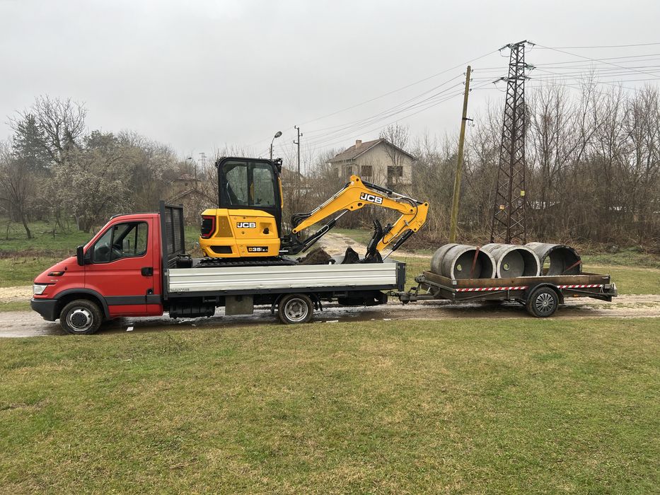 Услуги с Мини Багер 3.5 Тона