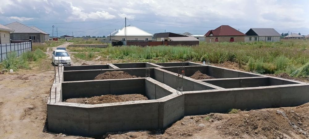 Заливка фундаментов