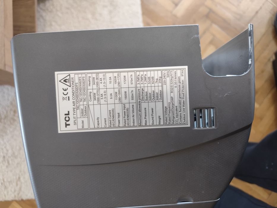 Инверторен климатик TCL Elite TAC-12CHSD/XA82IFS, 12000 BTU, 30 м2, A++, Wi-Fi, Smart AirFlow